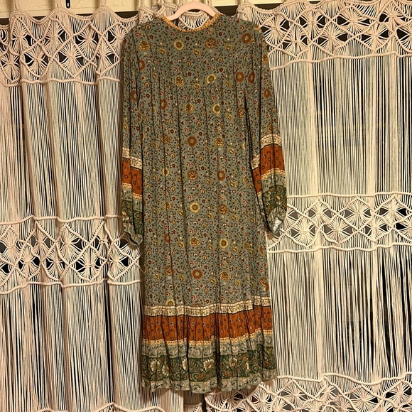 NWT Spell Lady Untamed Button Through Midi in Matcha size small - Picture 13 of 16